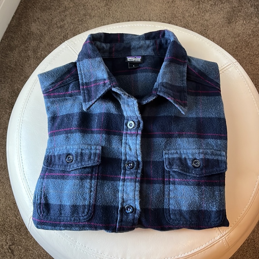 Patagonia Worn Wear Organic Cotton Shirt Size 4